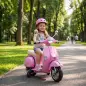 Moto Eléctrica Niños 12V Vespa PX150 Ruedas Auxiliares 2 Motores Suspensión Trasera Música Faros 3 km/h 3-6 Años Rosa Moto Eléctrica Niños 12V Vespa PX150 Ruedas Auxiliares 2 Motores Suspensión Trasera Música Faros 3 km/h 3-6 Años Rosa