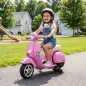 Moto Eléctrica Niños 12V Vespa PX150 Ruedas Auxiliares 2 Motores Suspensión Trasera Música Faros 3 km/h 3-6 Años Rosa Moto Eléctrica Niños 12V Vespa PX150 Ruedas Auxiliares 2 Motores Suspensión Trasera Música Faros 3 km/h 3-6 Años Rosa