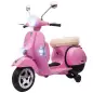 Moto Eléctrica Niños 12V Vespa PX150 Ruedas Auxiliares 2 Motores Suspensión Trasera Música Faros 3 km/h 3-6 Años Rosa Moto Eléctrica Niños 12V Vespa PX150 Ruedas Auxiliares 2 Motores Suspensión Trasera Música Faros 3 km/h 3-6 Años Rosa