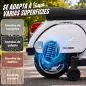 Moto Eléctrica Niños 12V Vespa PX150 Ruedas Auxiliares 2 Motores Suspensión Trasera Música Faros 3 km/h 3-6 Años Blanco