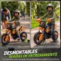 Moto Eléctrica Niños 12V 2 Ruedas Auxiliares Desmontables 2 Motores Suspensión Trasera 3 km/h 3-6 Años Naranja Moto Eléctrica Niños 12V 2 Ruedas Auxiliares Desmontables 2 Motores Suspensión Trasera 3 km/h 3-6 Años Naranja