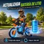 Moto Eléctrica Niños 12V 2 Ruedas Auxiliares Desmontables 2 Motores Suspensión Trasera 3 km/h 3-6 Años Naranja Moto Eléctrica Niños 12V 2 Ruedas Auxiliares Desmontables 2 Motores Suspensión Trasera 3 km/h 3-6 Años Naranja