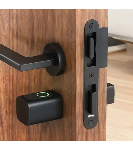 Cerradura Inteligente 5 en 1 con Huella App Tuya Bluetooth Código Tarjeta NFC/RF Llave Códigos Temporales