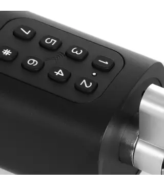 Cerradura Inteligente 5 en 1 con Huella App Tuya Bluetooth Código Tarjeta NFC/RF Llave Códigos Temporales