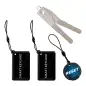 Cerradura Inteligente 5 en 1 con Huella App Tuya Bluetooth Código Tarjeta NFC/RF Llave Códigos Temporales