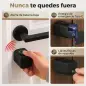 Cerradura Inteligente 5 en 1 con Huella App Tuya Bluetooth Código Tarjeta NFC/RF Llave Códigos Temporales
