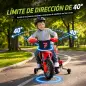 Moto Eléctrica Niños 12V con 2 Ruedas Auxiliares Desmontables 2 Motores Suspensión Trasera 3 km/h 3-6 Años Rojo Moto Eléctrica Niños 12V con 2 Ruedas Auxiliares Desmontables 2 Motores Suspensión Trasera 3 km/h 3-6 Años Rojo