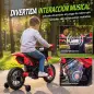 Moto Eléctrica Niños 12V con 2 Ruedas Auxiliares Desmontables 2 Motores Suspensión Trasera 3 km/h 3-6 Años Rojo Moto Eléctrica Niños 12V con 2 Ruedas Auxiliares Desmontables 2 Motores Suspensión Trasera 3 km/h 3-6 Años Rojo