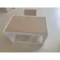 Juego de Mesa Infantil con Silla con Cajón Mesa y Silla Infantil Montessori 3 a 8 Años Blanco y Madera Natural Juego de Mesa Infantil con Silla con Cajón Mesa y Silla Infantil Montessori 3 a 8 Años Blanco y Madera Natural