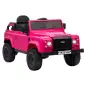 Coche Eléctrico Niños 12V Licencia Land Rover Defender Control Remoto 2,4G 2 Motores Arranque Suave Faros +3 Años Rosa Coche Eléctrico Niños 12V Licencia Land Rover Defender Control Remoto 2,4G 2 Motores Arranque Suave Faros +3 Años Rosa