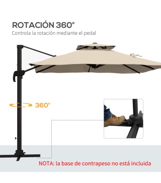 Sombrilla de Jardín