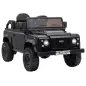 Coche Eléctrico Niños 12V Licencia Land Rover Defender Control Remoto 2,4G 2 Motores Arranque Suave Faros +3 Años Negro Coche Eléctrico Niños 12V Licencia Land Rover Defender Control Remoto 2,4G 2 Motores Arranque Suave Faros +3 Años Negro
