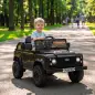 Coche Eléctrico Niños 12V Licencia Land Rover Defender Control Remoto 2,4G 2 Motores Arranque Suave Faros +3 Años Negro Coche Eléctrico Niños 12V Licencia Land Rover Defender Control Remoto 2,4G 2 Motores Arranque Suave Faros +3 Años Negro