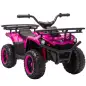Quad Eléctrico para Niños 12V 2 Motores Batería de Litio Arranque Suave 2 Cestas Música MP3 Faros 3-8 Años Rosa Quad Eléctrico para Niños 12V 2 Motores Batería de Litio Arranque Suave 2 Cestas Música MP3 Faros 3-8 Años Rosa