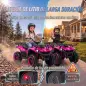 Quad Eléctrico para Niños 12V 2 Motores Batería de Litio Arranque Suave 2 Cestas Música MP3 Faros 3-8 Años Rosa Quad Eléctrico para Niños 12V 2 Motores Batería de Litio Arranque Suave 2 Cestas Música MP3 Faros 3-8 Años Rosa