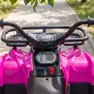 Quad Eléctrico para Niños 12V 2 Motores Batería de Litio Arranque Suave 2 Cestas Música MP3 Faros 3-8 Años Rosa Quad Eléctrico para Niños 12V 2 Motores Batería de Litio Arranque Suave 2 Cestas Música MP3 Faros 3-8 Años Rosa