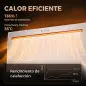 Calefactor Eléctrico Inteligente de Pared o Independiente 1500 W Temporizador Semanal Wifi Ventana Abierta y Antihielo