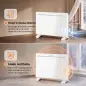 Calefactor Eléctrico Inteligente de Pared o Independiente 1500 W Temporizador Semanal Wifi Ventana Abierta y Antihielo