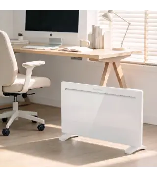 Calefactor Eléctrico Inteligente de Pared o Independiente 1500 W Temporizador Semanal Wifi Ventana Abierta y Antihielo