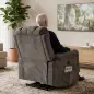 Sillón Relax Reclinable Eléctrico Levanta Personas Mayores 8 Puntos Masaje y Calor Reposapiés Portavasos Gris Oscuro Sillón Relax Reclinable Eléctrico Levanta Personas Mayores 8 Puntos Masaje y Calor Reposapiés Portavasos Gris Oscuro