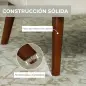 Sillón Relax Sofá Individual de Pana con Cojín Reposabrazos Patas de Madera para Dormitorio Oficina Crema