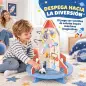 Cubo de Actividades de Madera Tema Cohete Juguete Montessori con Engranajes Laberinto de Cuentas Reloj Giratorio Cubo de Actividades de Madera Tema Cohete Juguete Montessori con Engranajes Laberinto de Cuentas Reloj Giratorio