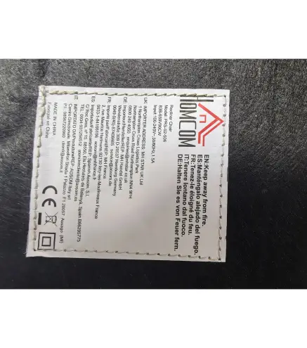 Sillón Relax Reclinable Eléctrico Silencioso con Función Memoria Reposapiés Mando a Distancia Bolsillos Laterales Crema