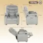 Sillón Relax Reclinable Eléctrico Silencioso con Función Memoria Reposapiés Mando a Distancia Bolsillos Laterales Gris