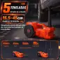Kit de Gato Hidráulico Eléctrico 12V 5T Elevación 15,5-45 cm Bomba Aire Llave Hexagonal y Maletín Reflectante Naranja Kit de Gato Hidráulico Eléctrico 12V 5T Elevación 15,5-45 cm Bomba Aire Llave Hexagonal y Maletín Reflectante Naranja