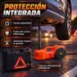 Kit de Gato Hidráulico Eléctrico 12V 5T Elevación 15,5-45 cm Bomba Aire Llave Hexagonal y Maletín Reflectante Naranja Kit de Gato Hidráulico Eléctrico 12V 5T Elevación 15,5-45 cm Bomba Aire Llave Hexagonal y Maletín Reflectante Naranja