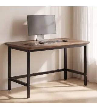 Patas de Mesa de Acero Patas para Muebles Industriales con Almohadillas Ajustables y Tornillos 150x50x81,5 cm Negro