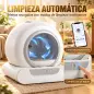 Arenero Gatos Autolimpiable 65L Control APP sin Olores Antifugas Sensores de Seguridad Entrada Baja Bolsas de Basura Arenero Gatos Autolimpiable 65L Control APP sin Olores Antifugas Sensores de Seguridad Entrada Baja Bolsas de Basura