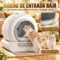 Arenero Gatos Autolimpiable 65L Control APP sin Olores Antifugas Sensores de Seguridad Entrada Baja Bolsas de Basura Arenero Gatos Autolimpiable 65L Control APP sin Olores Antifugas Sensores de Seguridad Entrada Baja Bolsas de Basura