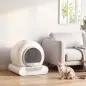 Arenero Gatos Autolimpiable 65L Control APP sin Olores Antifugas Sensores de Seguridad Entrada Baja Bolsas de Basura Arenero Gatos Autolimpiable 65L Control APP sin Olores Antifugas Sensores de Seguridad Entrada Baja Bolsas de Basura
