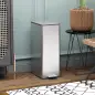 Cubo de Basura de Cocina de 20L de Acero Inoxidable con Tapa de Cierre Suave Pedal y Cubo Extraíble Plateado Cubo de Basura de Cocina de 20L de Acero Inoxidable con Tapa de Cierre Suave Pedal y Cubo Extraíble Plateado