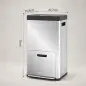 Cubo de Basura de Cocina 3 Compartimentos 2x18L+20 L (56 L) de Acero Inoxidable con Ruedas Tapa de Cierre Suave Plata