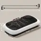 Plataforma Vibratoria con 99 Niveles de Velocidad Pantalla LED Control Remoto 2 Bandas para Hacer Ejercicio en Casa
