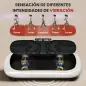 Plataforma Vibratoria con 99 Niveles de Velocidad Pantalla LED Control Remoto 2 Bandas para Hacer Ejercicio en Casa