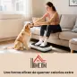 Plataforma Vibratoria con 99 Niveles de Velocidad Pantalla LED Control Remoto 2 Bandas para Hacer Ejercicio en Casa