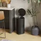 Papelera de Cocina 30L con Pedal Tapa de Cierre Suave y Cubo Extraíble para Dormitorio Oficina Estudio Salón Negro Papelera de Cocina 30L con Pedal Tapa de Cierre Suave y Cubo Extraíble para Dormitorio Oficina Estudio Salón Negro