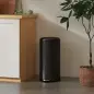 Papelera de Cocina 30L con Pedal Tapa de Cierre Suave y Cubo Extraíble para Dormitorio Oficina Estudio Salón Negro Papelera de Cocina 30L con Pedal Tapa de Cierre Suave y Cubo Extraíble para Dormitorio Oficina Estudio Salón Negro