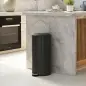 Papelera de Cocina 30L con Pedal Tapa de Cierre Suave y Cubo Extraíble para Dormitorio Oficina Estudio Salón Negro Papelera de Cocina 30L con Pedal Tapa de Cierre Suave y Cubo Extraíble para Dormitorio Oficina Estudio Salón Negro