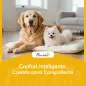 Jaula para Perros Plegable con Ruedas y Bandeja Extraíble Puerta Deslizante Techo Abatible 75,5x46x64,5 cm Negro