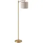 Lámpara de Pie LED Regulable con Temperaturas de Color Ajuste Continuo Control Remoto Temporizador de 60 Minutos Dorado