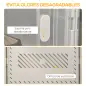 Organizador de Zapatos Modular Estantería Modulable con 8 Cubos Puertas Magnéticas 28x36x21 cm Transparente