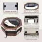 Parque Plegable para Perros y Gatos Corralito Portátil para Animales Pequeños Impermeable de Tela Oxford Ø90x41 cm Café Parque Plegable para Perros y Gatos Corralito Portátil para Animales Pequeños Impermeable de Tela Oxford Ø90x41 cm Café
