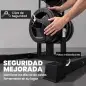 Soporte para Discos de Pesas Carga 300 kg para Discos de 25 mm y 50 mm con 2 Estantes de Barra para Gimnasio Casa Negro Soporte para Discos de Pesas Carga 300 kg para Discos de 25 mm y 50 mm con 2 Estantes de Barra para Gimnasio Casa Negro