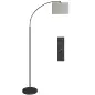 Lámpara de Pie LED Regulable con 11 Temperaturas de Color y Niveles de Brillo Pantalla Ajustable Control Remoto Negro