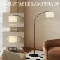 Lámpara de Pie LED Regulable con 11 Temperaturas de Color y Niveles de Brillo Pantalla Ajustable Control Remoto Negro