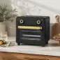 Horno Freidora de Aire 10 L con 2 Mandos Convección 360° Temperatura hasta 230 °C Temporizador 60 Min Bandeja y Cesta Horno Freidora de Aire 10 L con 2 Mandos Convección 360° Temperatura hasta 230 °C Temporizador 60 Min Bandeja y Cesta